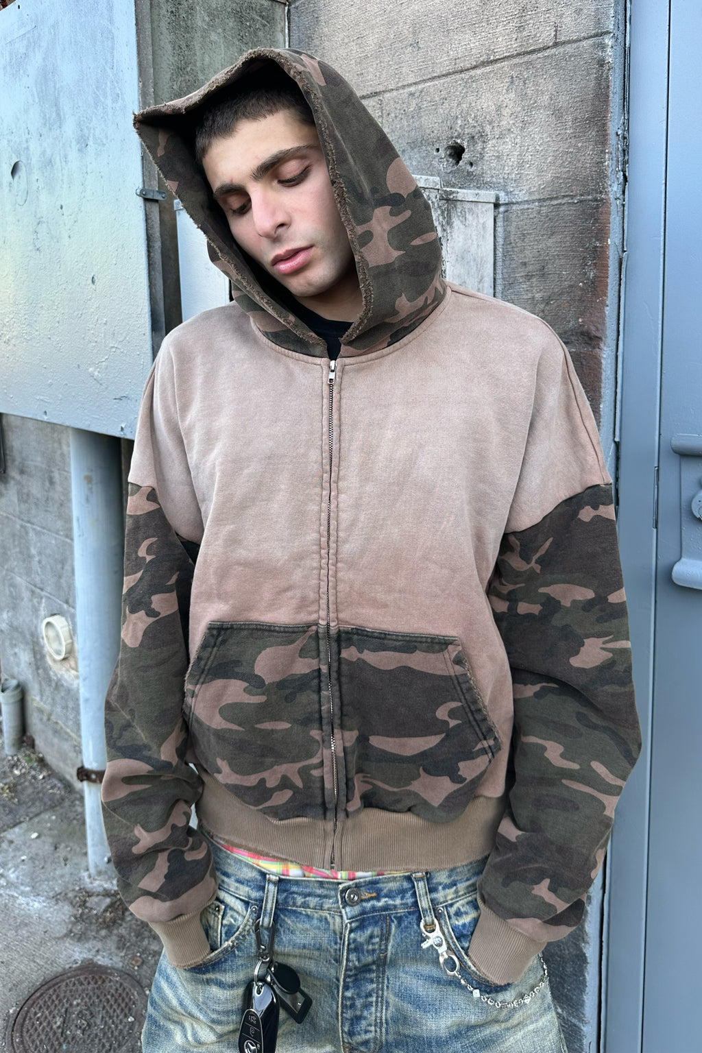 Woodland Zip Up