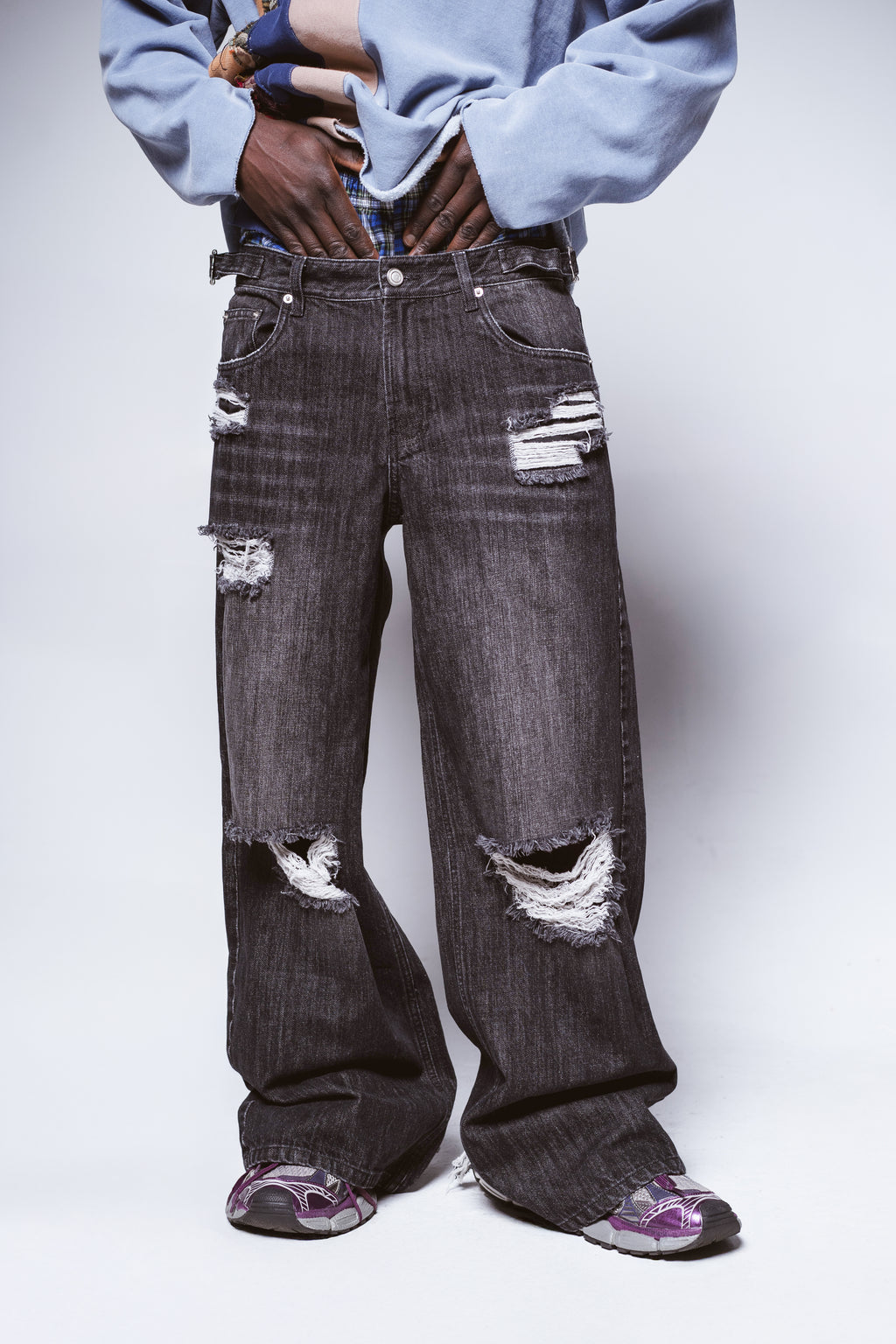 Black Baggy Denim