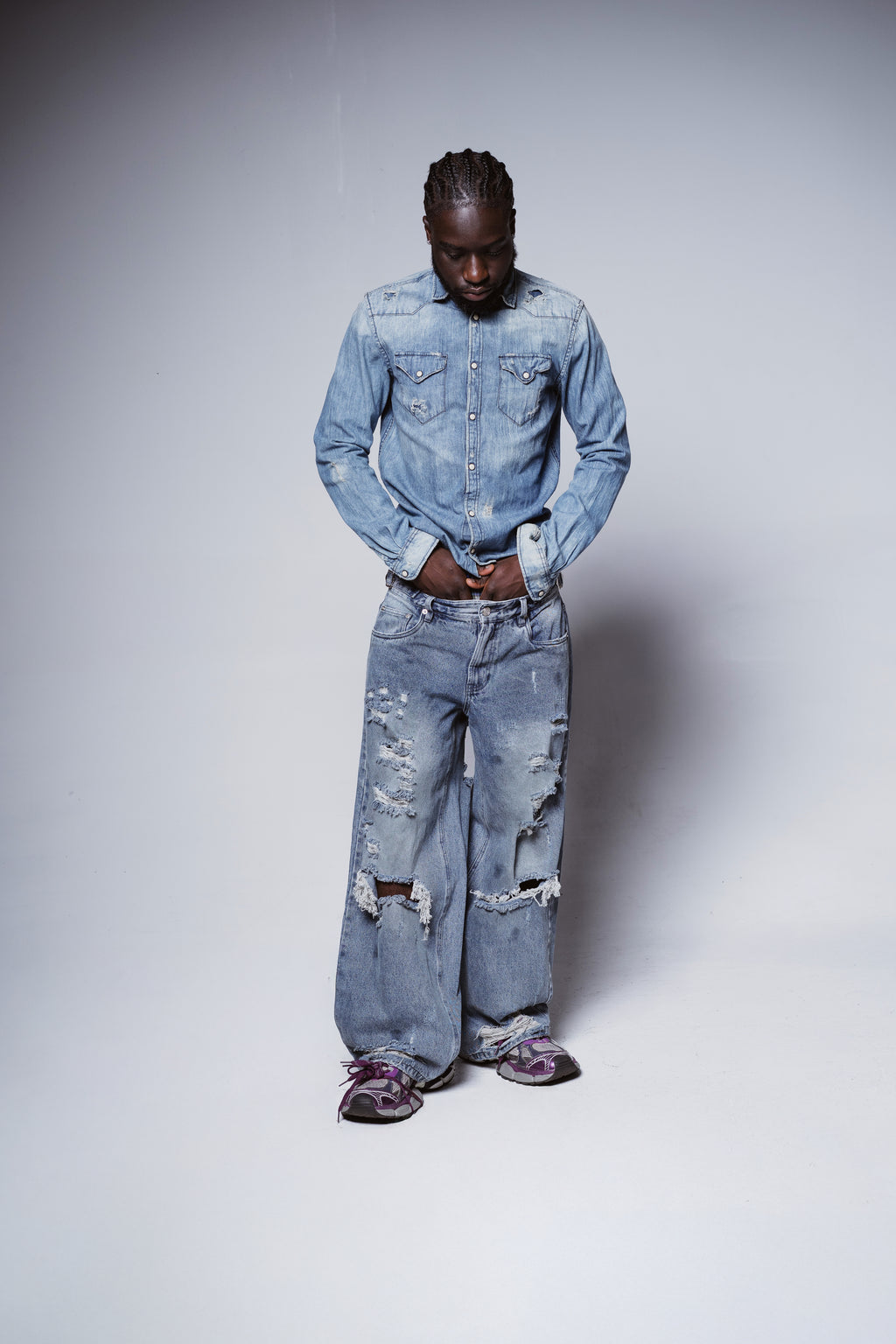 Blue Baggy Denim