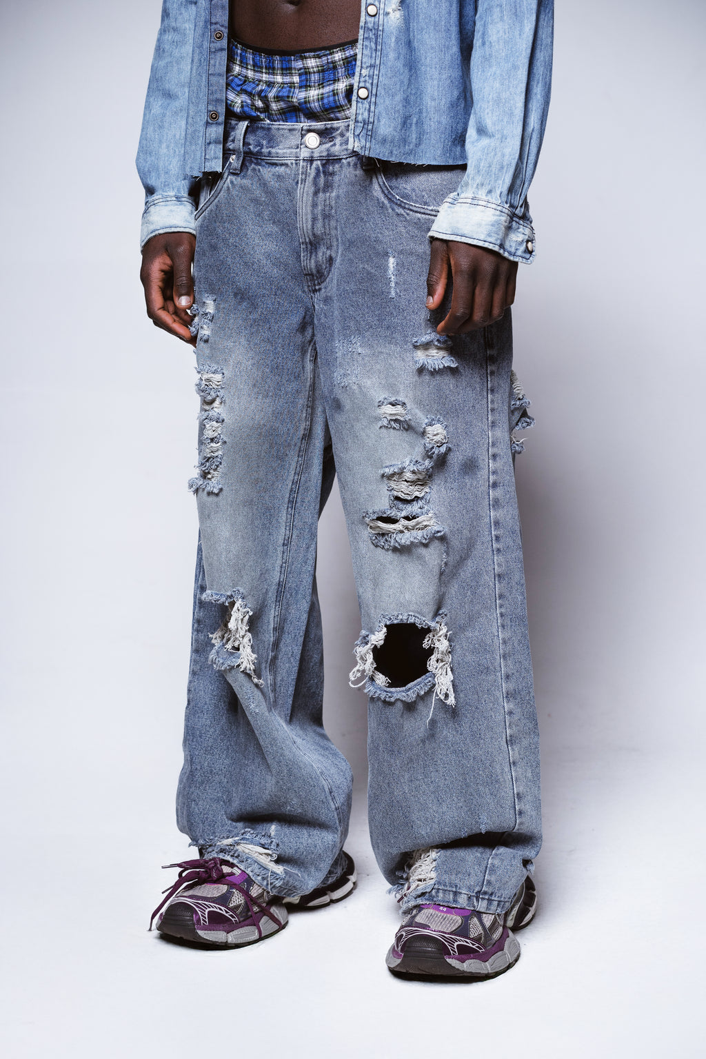 Blue Baggy Denim